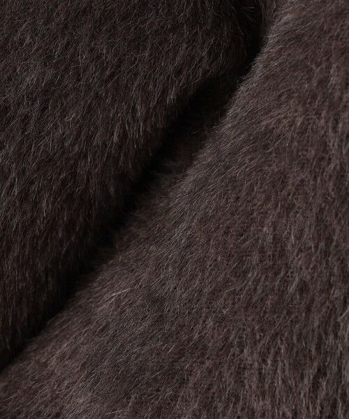 TOMORROWLAND / トゥモローランド その他アウター | スーリーアルパカシャギー ハイネックオーバルコート | 詳細12