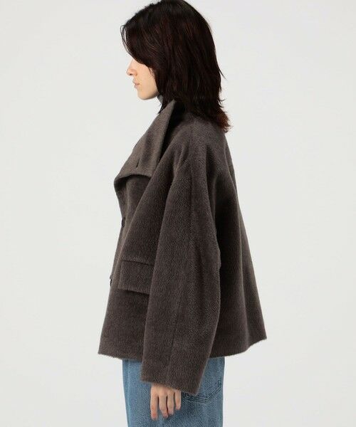 TOMORROWLAND / トゥモローランド その他アウター | スーリーアルパカシャギー ハイネックオーバルコート | 詳細3