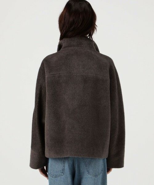 TOMORROWLAND / トゥモローランド その他アウター | スーリーアルパカシャギー ハイネックオーバルコート | 詳細4