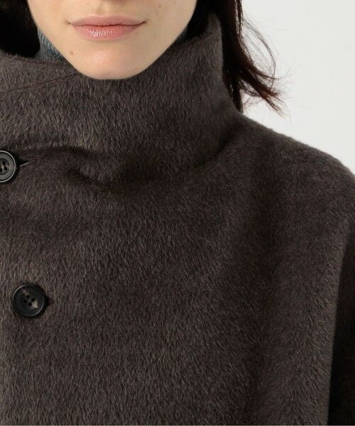 TOMORROWLAND / トゥモローランド その他アウター | スーリーアルパカシャギー ハイネックオーバルコート | 詳細7