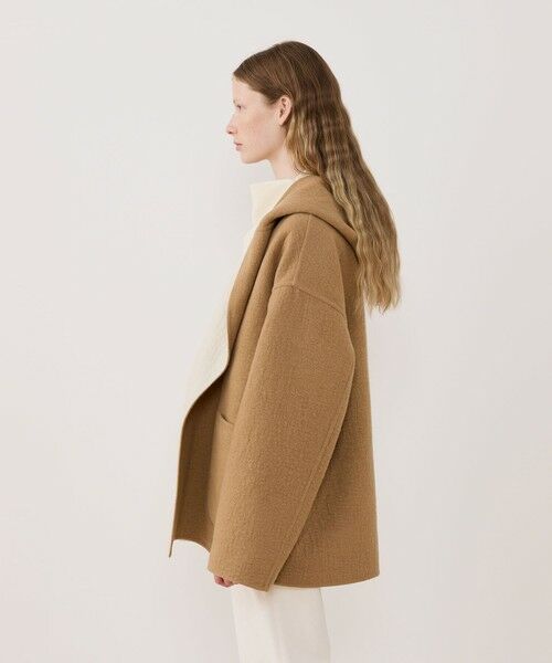 TOMORROWLAND / トゥモローランド その他アウター | シープライクダブルフェイス フーデッドコート | 詳細4