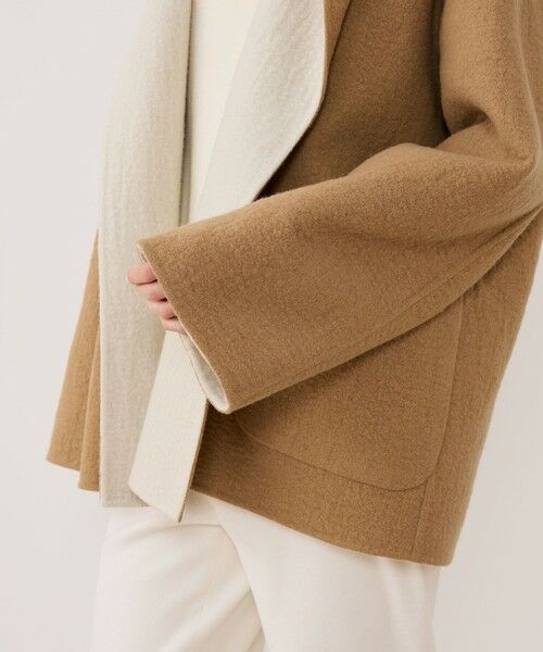 TOMORROWLAND / トゥモローランド その他アウター | シープライクダブルフェイス フーデッドコート | 詳細7