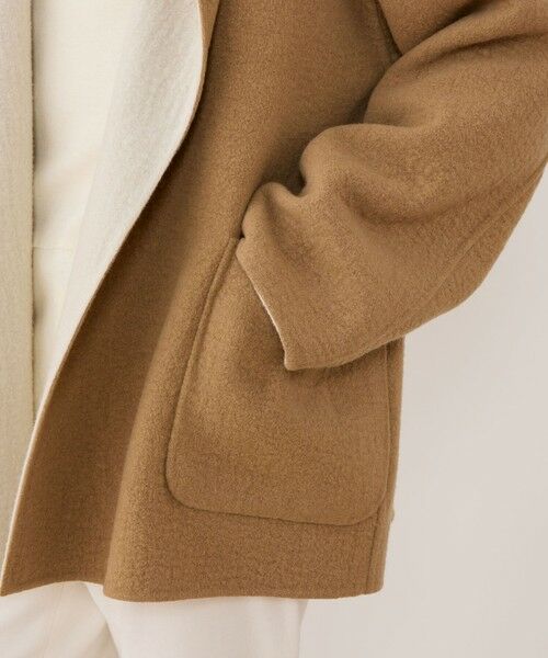 TOMORROWLAND / トゥモローランド その他アウター | シープライクダブルフェイス フーデッドコート | 詳細8