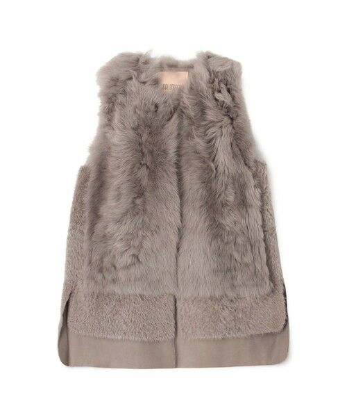 TOMORROWLAND / トゥモローランド ベスト | KARL DONOGHUE MIDI ムートンジレ(15 グレー)