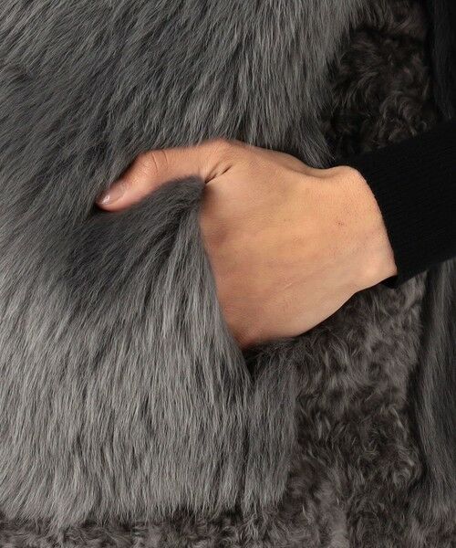 TOMORROWLAND / トゥモローランド ベスト | KARL DONOGHUE MIDI ムートンジレ | 詳細10