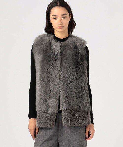 TOMORROWLAND / トゥモローランド ベスト | KARL DONOGHUE MIDI ムートンジレ | 詳細2