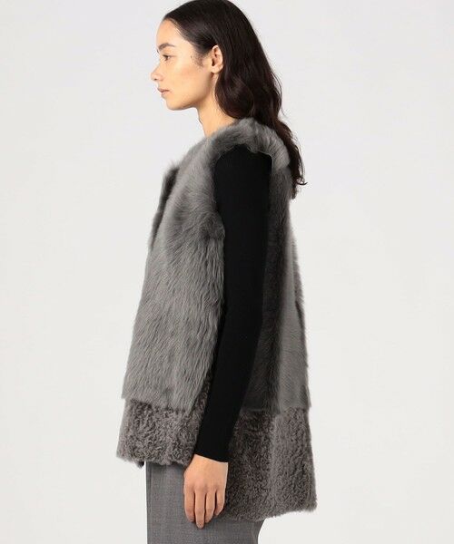 TOMORROWLAND / トゥモローランド ベスト | KARL DONOGHUE MIDI ムートンジレ | 詳細3