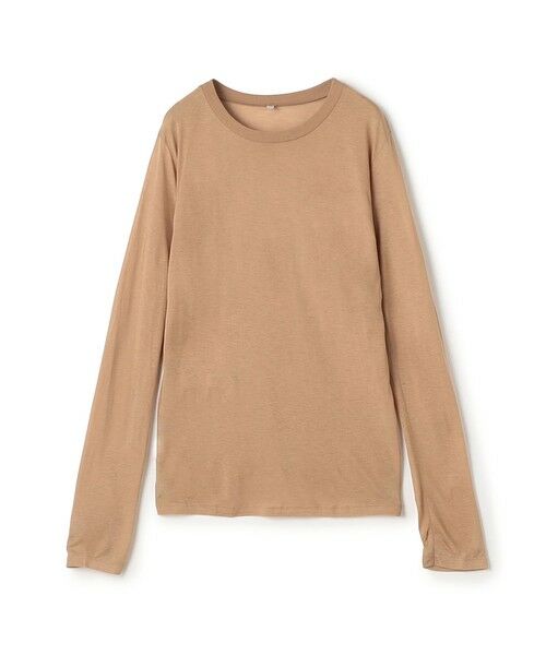 TOMORROWLAND / トゥモローランド Tシャツ | BASERANGE バンブー ロングスリーブプルオーバー(43 ベージュ)