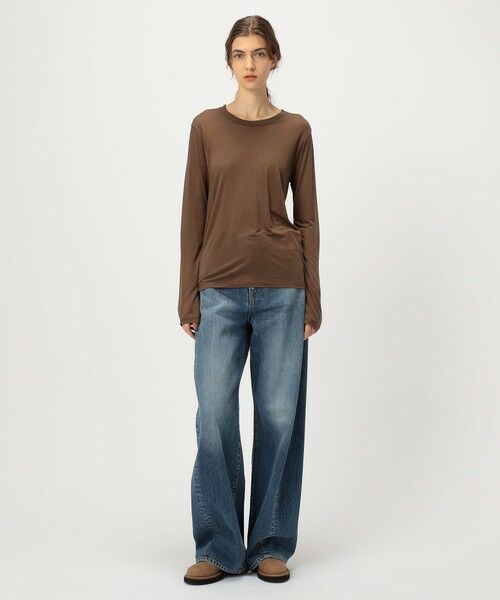 TOMORROWLAND / トゥモローランド Tシャツ | BASERANGE バンブー ロングスリーブプルオーバー | 詳細1