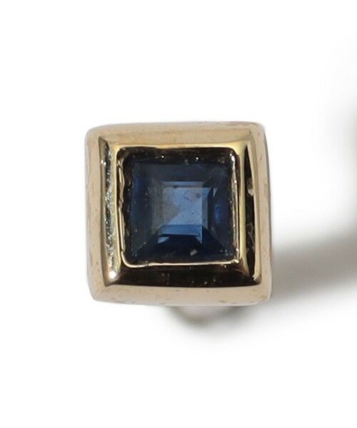 TOMORROWLAND/gD[h Metier Mini Bezel Set Princess Gemstone Studs ЎsAX 69 lCr[ F