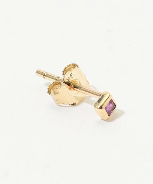 TOMORROWLAND / トゥモローランド ピアス・イヤリング | Metier Mini Bezel Set Princess Gemstone Studs 片耳ピアス | 詳細2