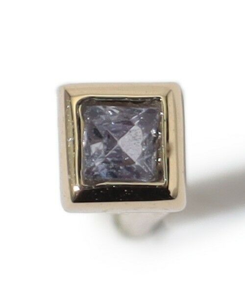 TOMORROWLAND / トゥモローランド ピアス・イヤリング | Metier Mini Bezel Set Princess Gemstone Studs 片耳ピアス | 詳細1