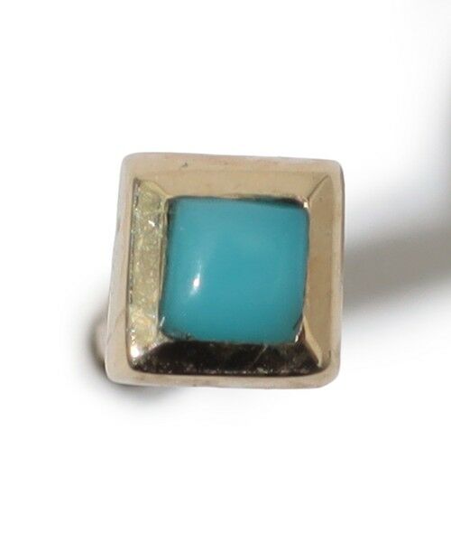 TOMORROWLAND/gD[h Metier Mini Bezel Set Princess Gemstone Studs ЎsAX 65 ^[RCY F