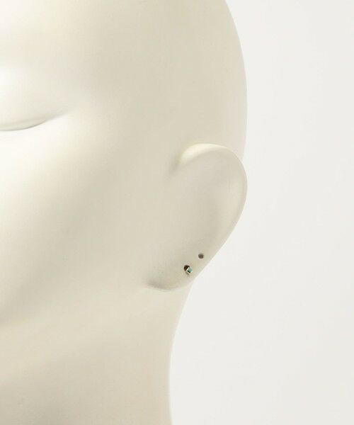 TOMORROWLAND / トゥモローランド ピアス・イヤリング | Metier Mini Bezel Set Princess Gemstone Studs 片耳ピアス | 詳細4