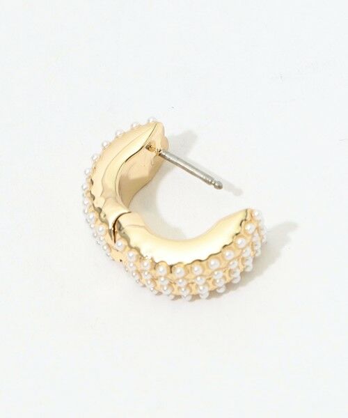 TOMORROWLAND / トゥモローランド ピアス・イヤリング | Kenneth Jay Lane Pearl Pave Huggies ピアス | 詳細3