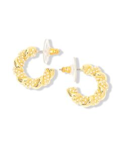 TOMORROWLAND / トゥモローランド ピアス・イヤリング | Kenneth Jay Lane Pearl Pave Hoops ピアス