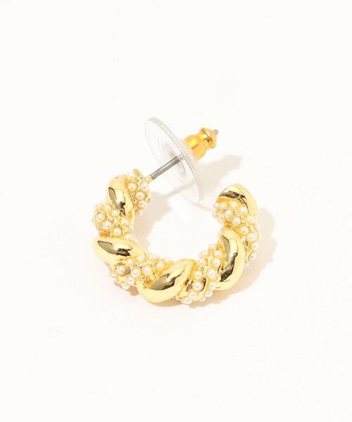 TOMORROWLAND / トゥモローランド ピアス・イヤリング | Kenneth Jay Lane Pearl Pave Hoops ピアス | 詳細2