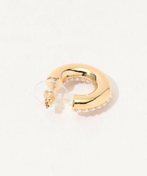 TOMORROWLAND / トゥモローランド ピアス・イヤリング | Kenneth Jay Lane Pearl Post Hoops ピアス | 詳細3