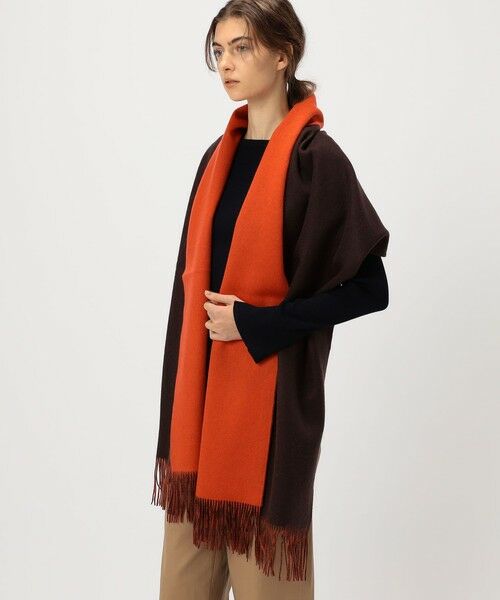 TOMORROWLAND / トゥモローランド マフラー・ショール・スヌード・ストール | TOMORROWLAND カシミヤ ダブルフェイスストール | 詳細1