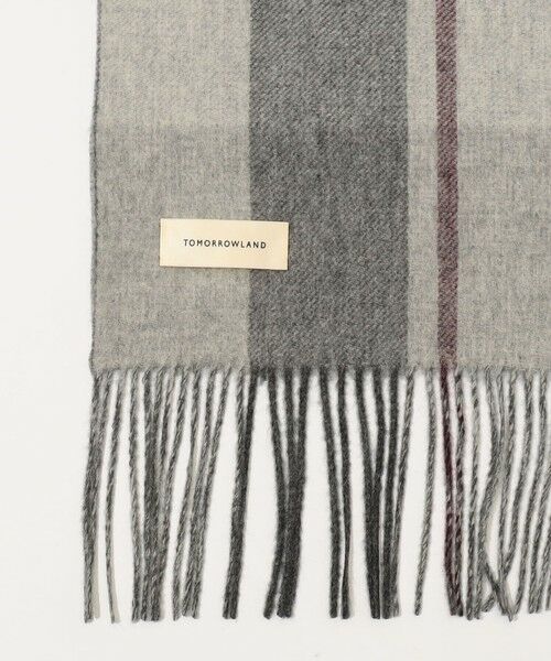 TOMORROWLAND / トゥモローランド マフラー・ショール・スヌード・ストール | TOMORROWLAND カシミヤ ダブルフェイス チェックストール | 詳細3
