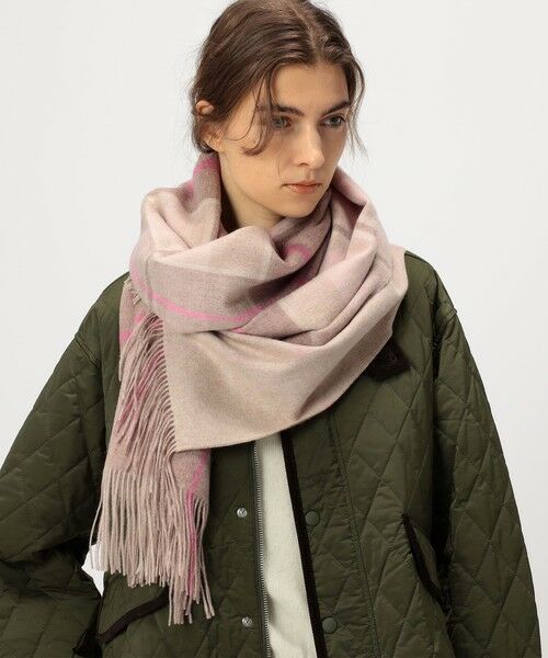 TOMORROWLAND / トゥモローランド マフラー・ショール・スヌード・ストール | TOMORROWLAND カシミヤ ダブルフェイス チェックストール | 詳細1