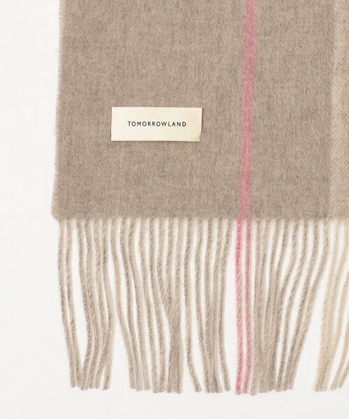 TOMORROWLAND / トゥモローランド マフラー・ショール・スヌード・ストール | TOMORROWLAND カシミヤ ダブルフェイス チェックストール | 詳細3