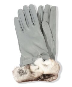 TOMORROWLAND / トゥモローランド 手袋 | Gala Gloves レッキスファー ベルテッド グローブ