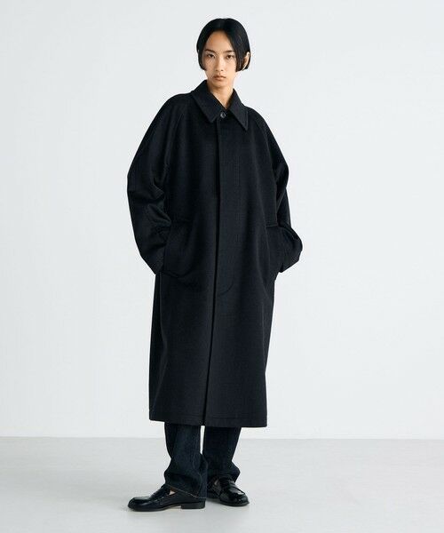 TOMORROWLAND / トゥモローランド ステンカラーコート | BRESCHI カシミヤ ロングコート | 詳細1