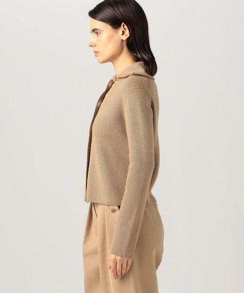 TOMORROWLAND / トゥモローランド ニット・セーター | ラメウール フラットカラーニットカーディガン | 詳細3