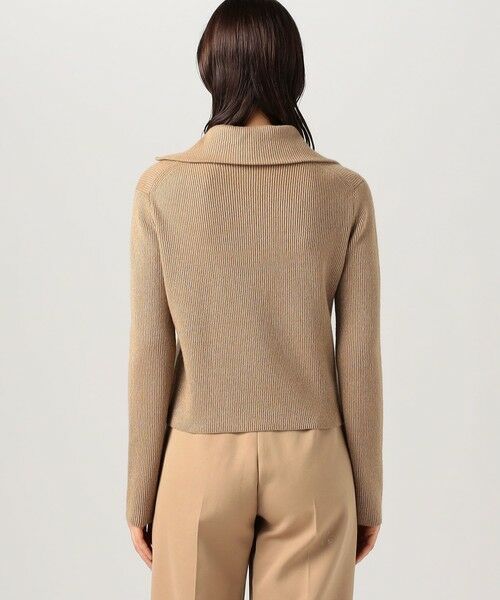 TOMORROWLAND / トゥモローランド ニット・セーター | ラメウール フラットカラーニットカーディガン | 詳細4