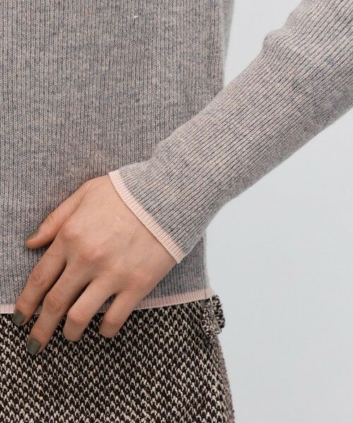 TOMORROWLAND / トゥモローランド ニット・セーター | ラメウール ベーシックプルオーバーニット | 詳細7