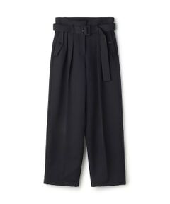 TOMORROWLAND / トゥモローランド その他パンツ | コットンウールトリコチン ベルテッドテーパードパンツ