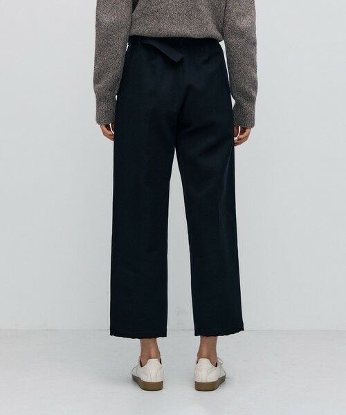 TOMORROWLAND / トゥモローランド その他パンツ | コットンウールトリコチン ベルテッドテーパードパンツ | 詳細4