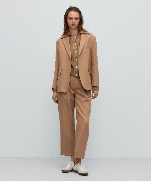 TOMORROWLAND / トゥモローランド テーラードジャケット | コットンウールトリコチン ボックスジャケット | 詳細1