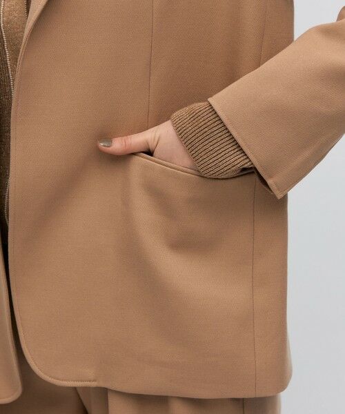 TOMORROWLAND / トゥモローランド テーラードジャケット | コットンウールトリコチン ボックスジャケット | 詳細10