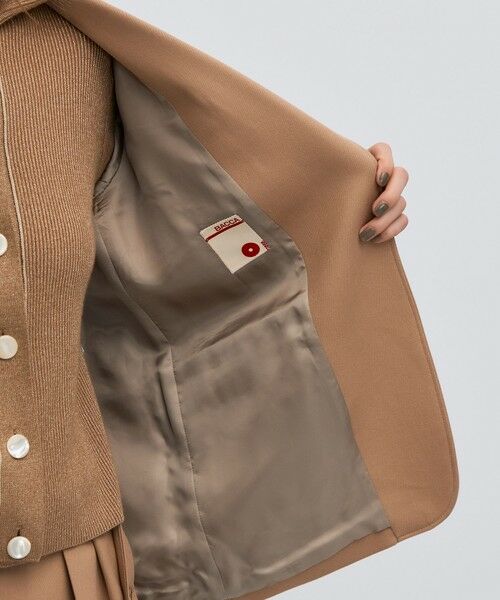 TOMORROWLAND / トゥモローランド テーラードジャケット | コットンウールトリコチン ボックスジャケット | 詳細5