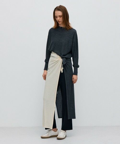 TOMORROWLAND / トゥモローランド バンダナ・スカーフ | スパークルファインウール ニットスカーフ | 詳細1