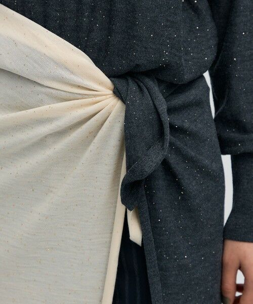 TOMORROWLAND / トゥモローランド バンダナ・スカーフ | スパークルファインウール ニットスカーフ | 詳細6