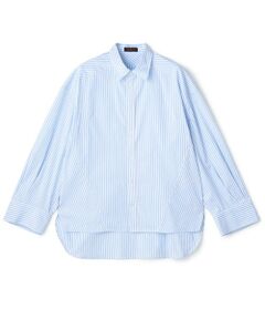 TOMORROWLAND / トゥモローランド シャツ・ブラウス | コットン ロンドンストライプ ボリュームシャツ