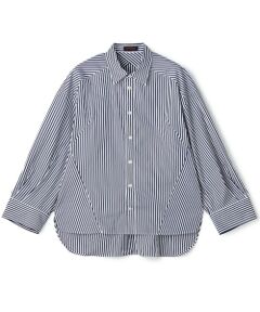 TOMORROWLAND / トゥモローランド シャツ・ブラウス | コットン ロンドンストライプ ボリュームシャツ