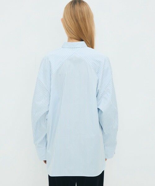 TOMORROWLAND / トゥモローランド シャツ・ブラウス | コットン ロンドンストライプ ボリュームシャツ | 詳細4