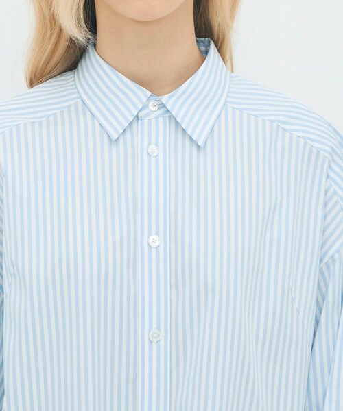 TOMORROWLAND / トゥモローランド シャツ・ブラウス | コットン ロンドンストライプ ボリュームシャツ | 詳細5