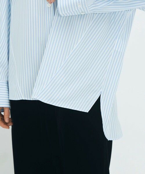 TOMORROWLAND / トゥモローランド シャツ・ブラウス | コットン ロンドンストライプ ボリュームシャツ | 詳細7