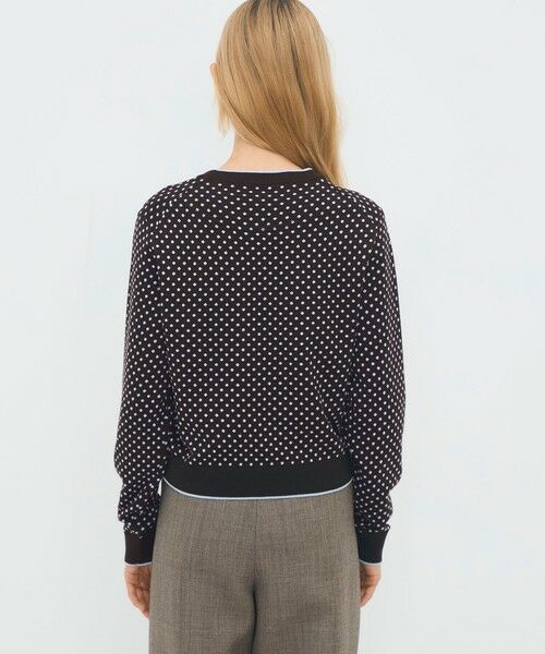 TOMORROWLAND / トゥモローランド ニット・セーター | コットンカシミヤ ドットジャカードクルーネックプルオーバー | 詳細4