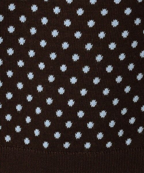 TOMORROWLAND / トゥモローランド ニット・セーター | コットンカシミヤ ドットジャカードクルーネックプルオーバー | 詳細8