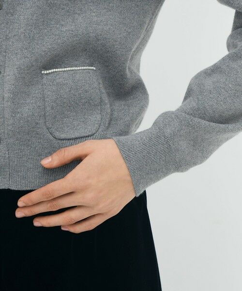 TOMORROWLAND / トゥモローランド カーディガン・ボレロ | コットンカシミヤ パールポケットカーディガン | 詳細6