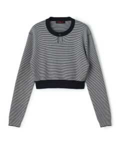 TOMORROWLAND / トゥモローランド ニット・セーター | コットンカシミヤ ヘンリーネッククロップドプルーバー