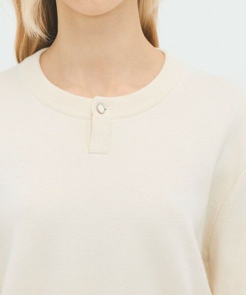 TOMORROWLAND / トゥモローランド ニット・セーター | コットンカシミヤ ヘンリーネッククロップドプルーバー | 詳細5