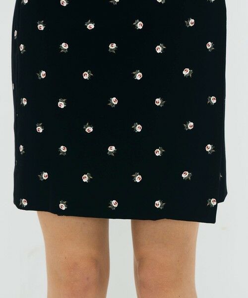 TOMORROWLAND / トゥモローランド ミニ・ひざ丈スカート | ベロア PETIT ROSEプリントミニスカート | 詳細8