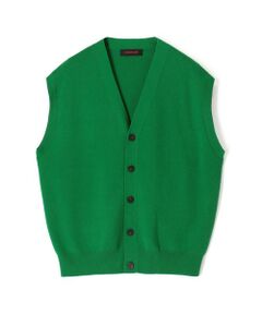 TOMORROWLAND / トゥモローランド ベスト | コットンカシミヤ Vネックベスト